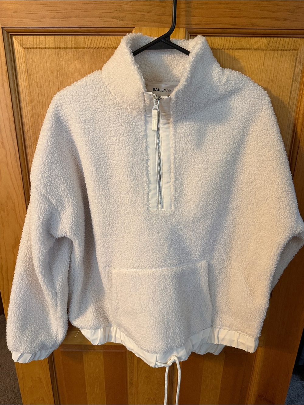 Stitch-fix Bailey 44 Ivory Sherpa Half-Zip Pullover - Never Worn
